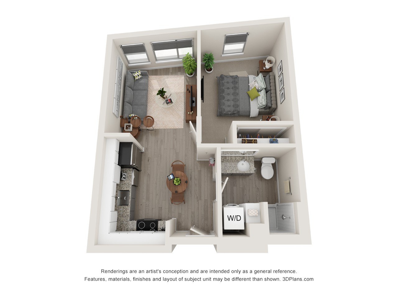 One Bedroom Waitlist floor plan